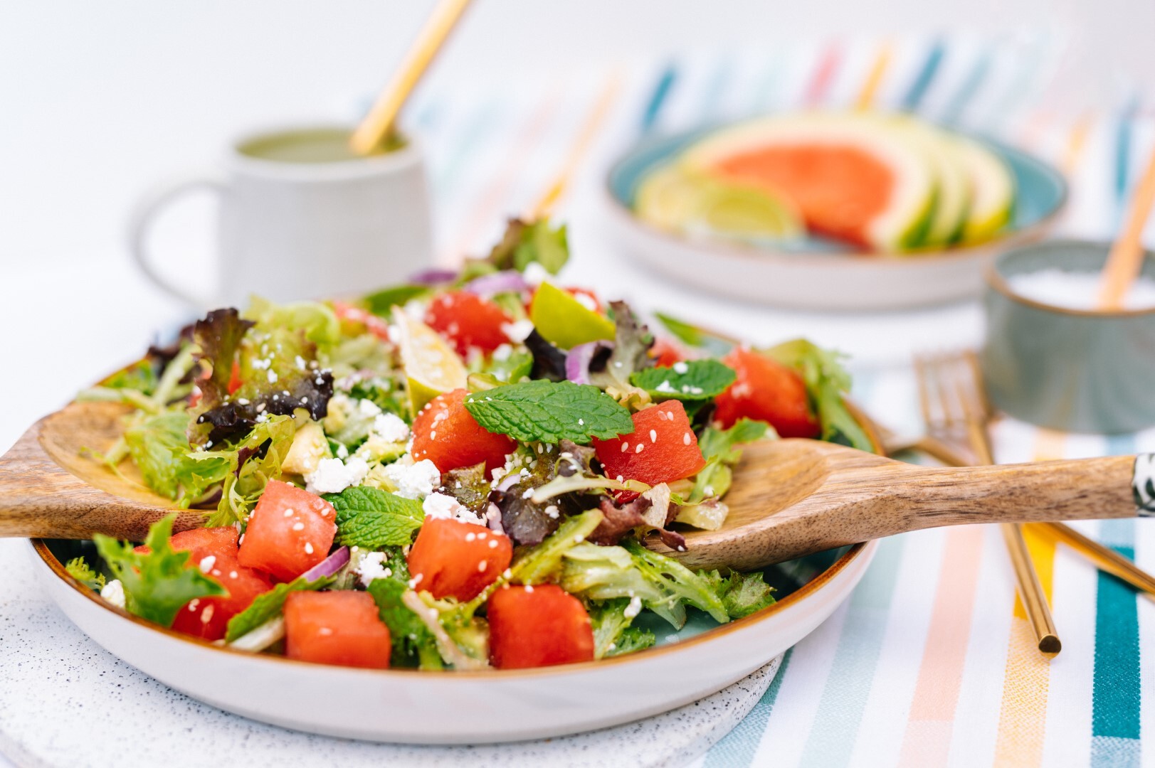 Kate Middleton Watermelon & Feta Salad from GrowUp Farms Produced in Kent