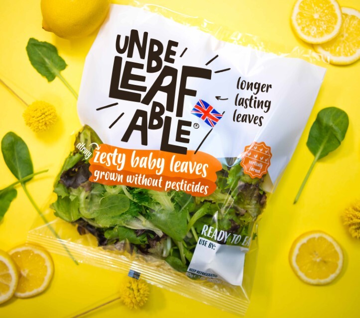 Awardwinning vertical farm adds to Unbeleafable bagged salad range in