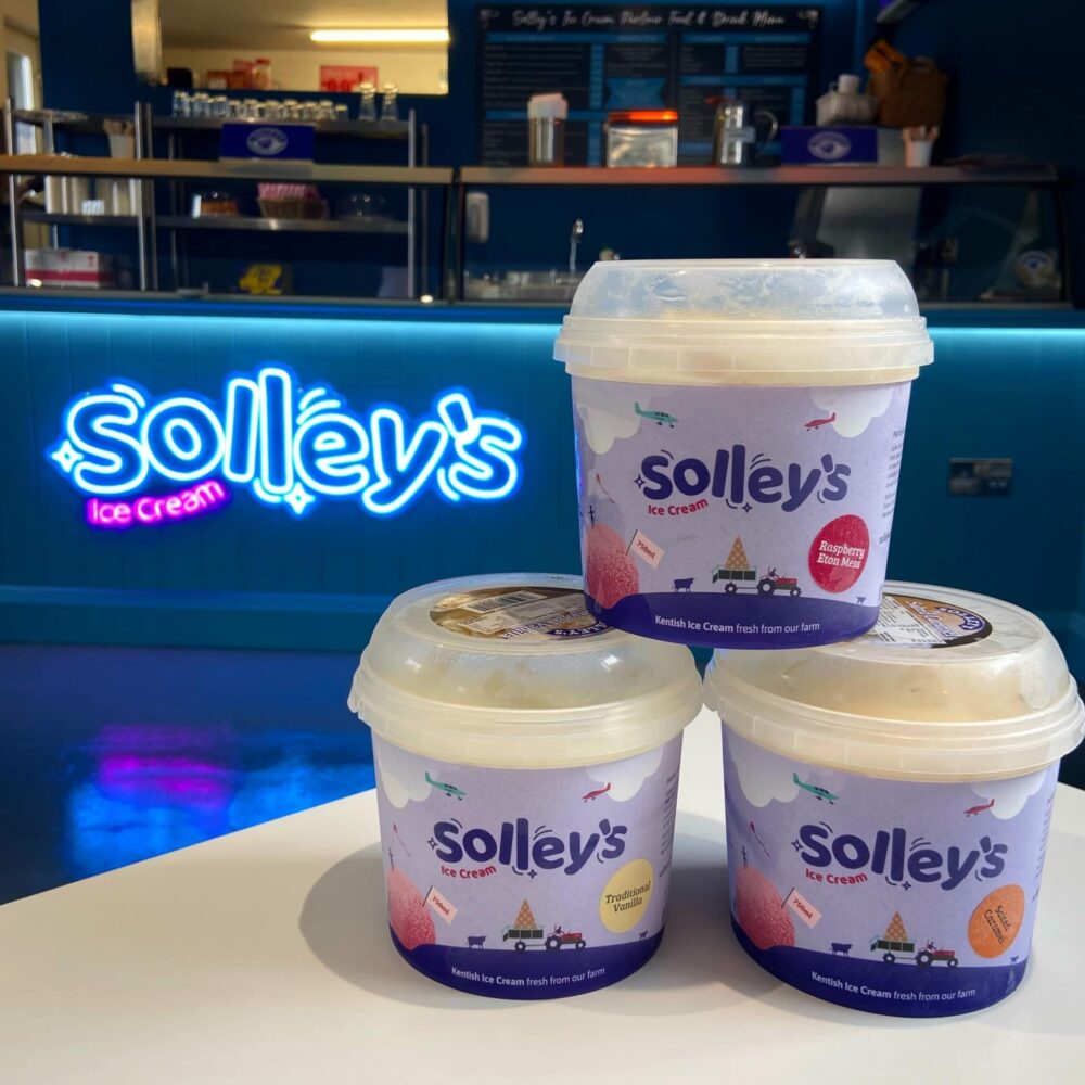 VACANCY Part Time Sales rep at Solleys Ice Cream Produced in Kent
