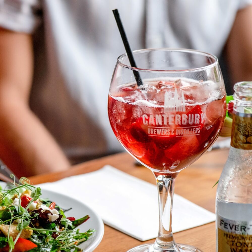 Free Canterbury Gin and Tonic for Mother's dining at The Foundry this