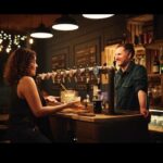 Docker Bar inside at night