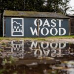 Oast Wood Wines Shed Reflection