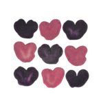 Potato Shop Pink Blue Potatoes