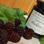 Wooden spoon single batch blackberry jam