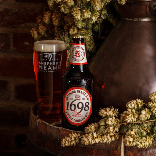 1698 Kentish Strong Ale 6 5 ABV now has red in its design