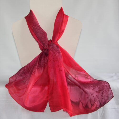 Designs on Silk 3 Reds M 8509 Sq