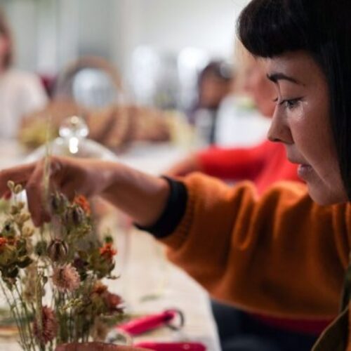 A Mindful Morning with Dried Flowers 1 400x400