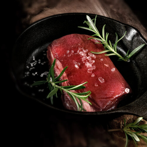 Generic Venison in pan Adobe Stock 237793735