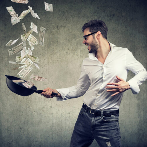 Adobe Stock money chef wok