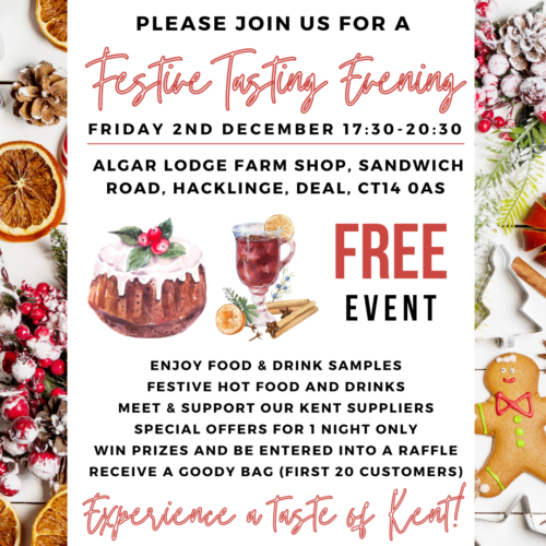 Algar Lodge christmas tasting