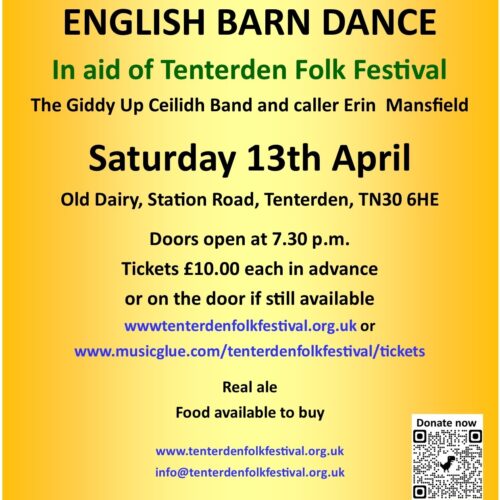 April Barn Dance Poster 1 2024 Tenterden Folk Fest