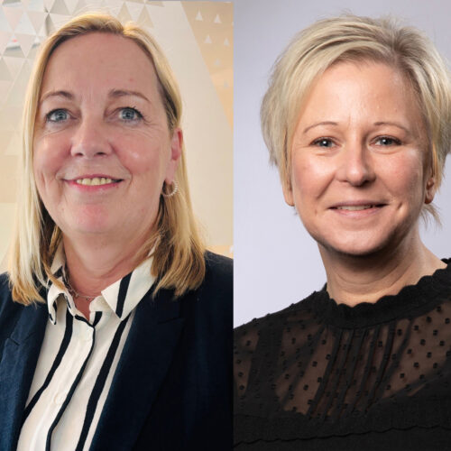 Azets Julie Gunnell Associate Director of Payroll Growth left and H J Dobbie Azets Head of HR Consultancy