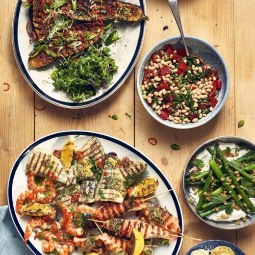 BBQ fish platter PINK