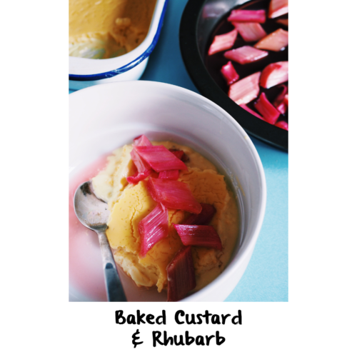 Communigrow Baked Custard Rhubarb