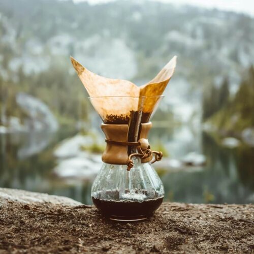 Bean Smitten chemex coffee outdoors