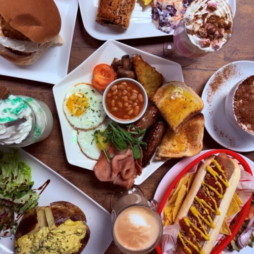 Bluebells Catering table food 3