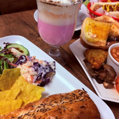 Bluebells Catering table food 4