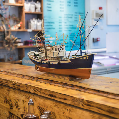 Boathouse model trawler