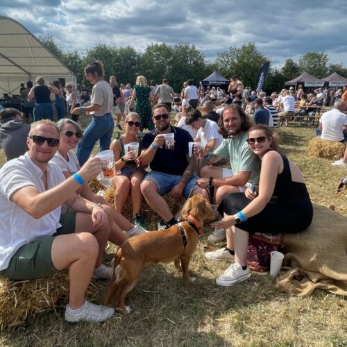 Brogdale Cider festival landscape cheers