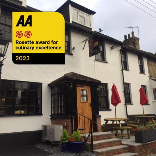 Butchers block two rosettes