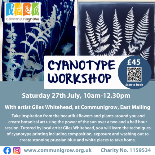 Communigrow Cyanotype workshop