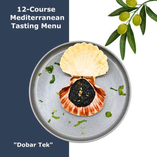 Cooks Tale 12 course mediterranean tasting menu