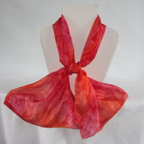 Designs on Silk Orange Fuchsia M 4567