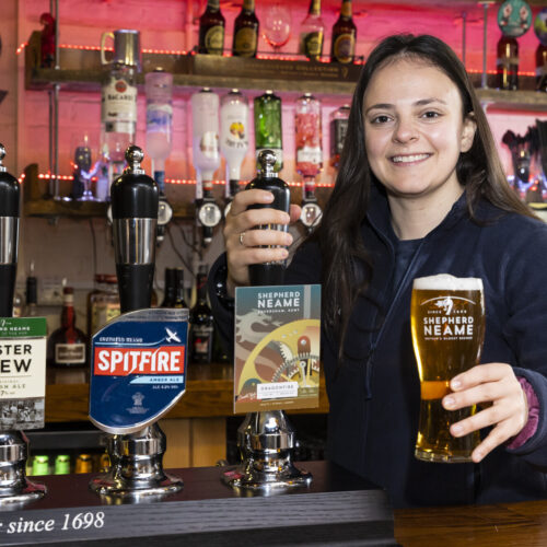 Dragonfire 4 5 has been brewed by Shepherd Neame Technical Brewer Danielle Whelan