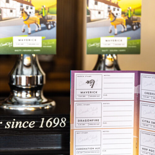 Drinkers can collect a stamp for each new Cask Club ale tried