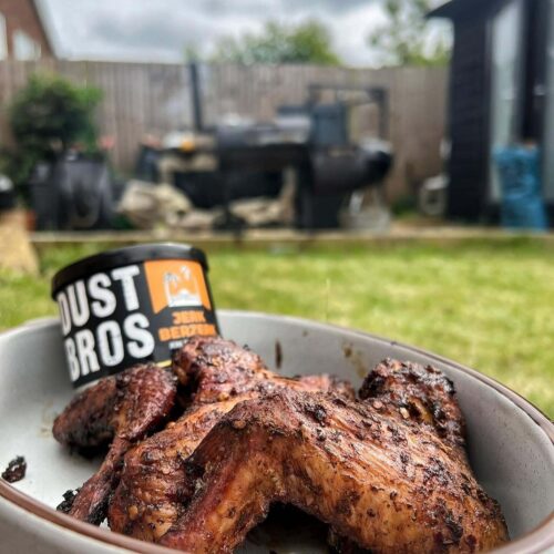 Dust Bros Jerk Bezerk wings