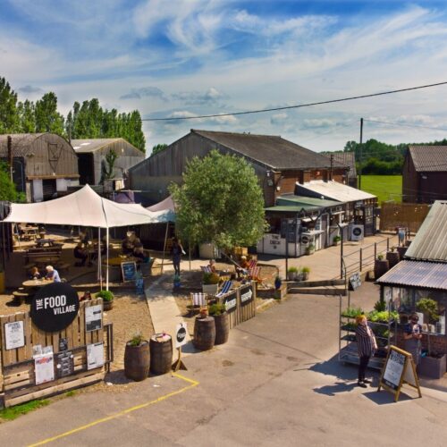 Macknade Food Village Aerial Shot Large