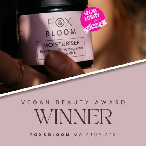 Fox and Bloom Vegan Beauty winner 2025