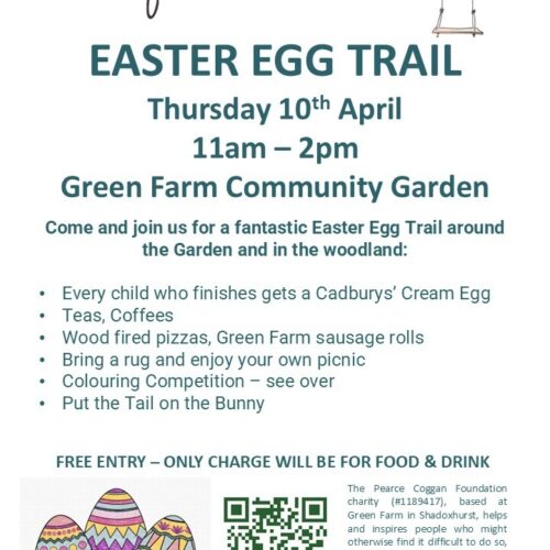 G Reen Farm Easter Egg Trail 2025 flyer only