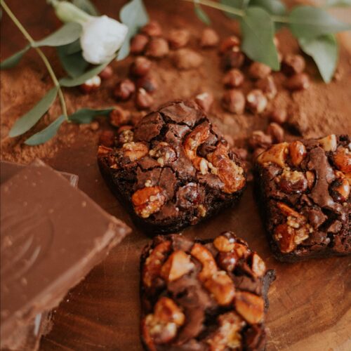 G Reen Farm Nutty Chocolate Brownies