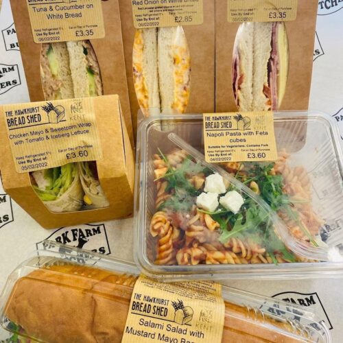 Hawkhurst bread shed sandwiches and salads
