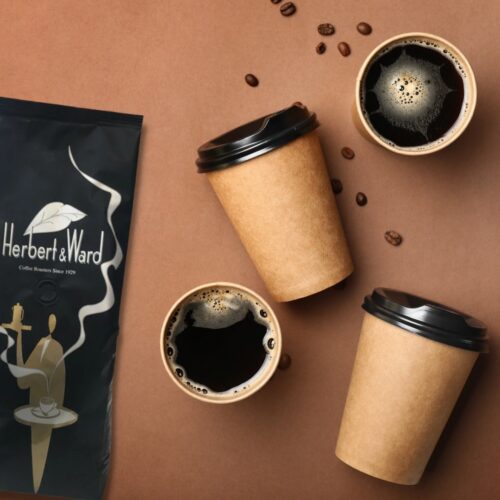 Herbert and Ward disposable coffee cups