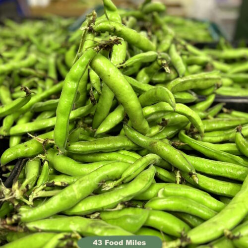 Kent Veg Box broad beans ovenden fm