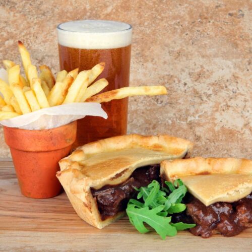 Kentish mayde pie and a pint