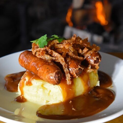 Korkers Sausage mash