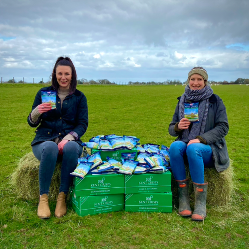 Laura Bounds MBE Kent Crisps and Marie Prebble Kent Shepherd