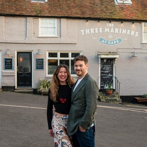 Licensees Renata Peret and Tom Gravett took over the pub just before Christmas 002 Sq