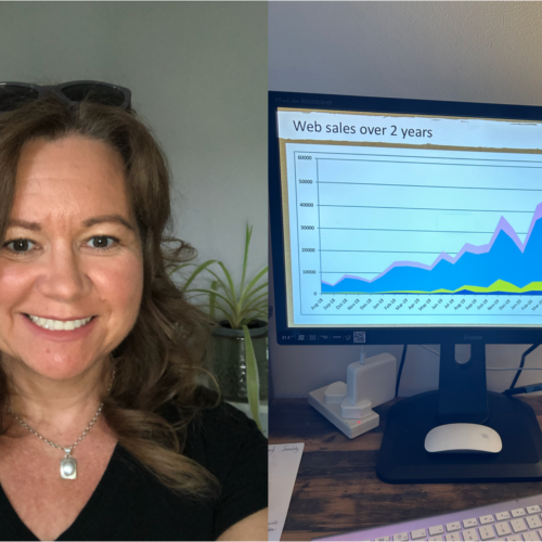 Lisa Klarity and web sales colour