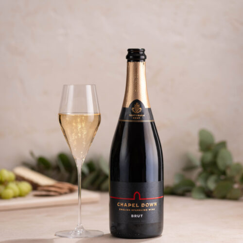 M Acknade Chapel Down BRUT FULL BOTTLE SHOT