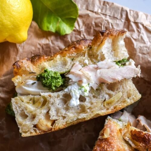 Macknade garlic porketta burrata