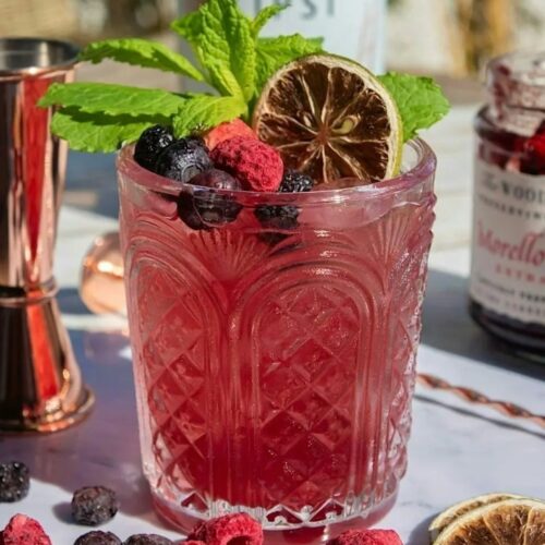 Midnight Muddler beries cocktail