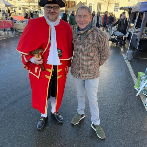 Nigel Barden at L Enham Farmers Market