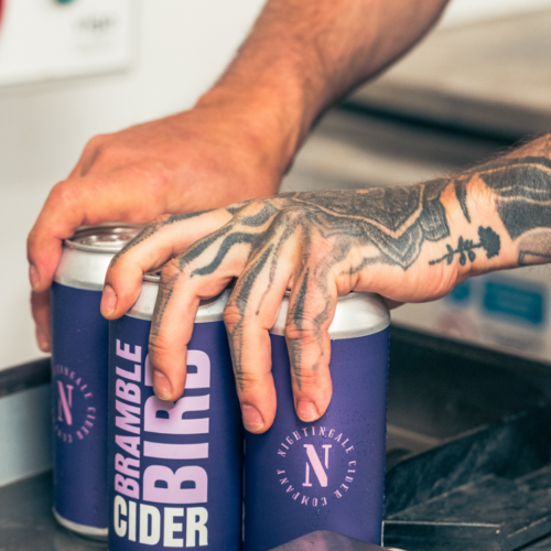 Nightingale Bramble Bird cider hands