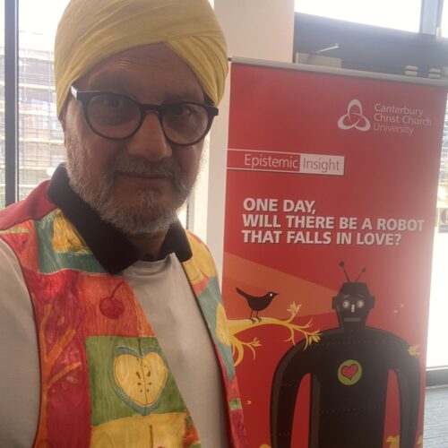 Paul Babra and Robot