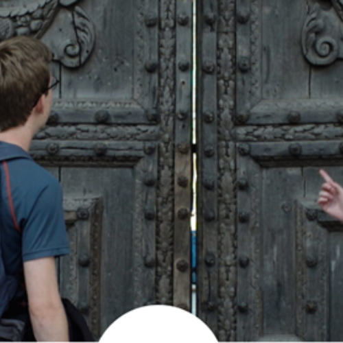 Pilgrims in Canterbury