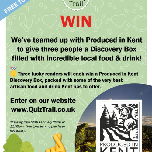 Quiz Trail Prize Draw Produced In Kent